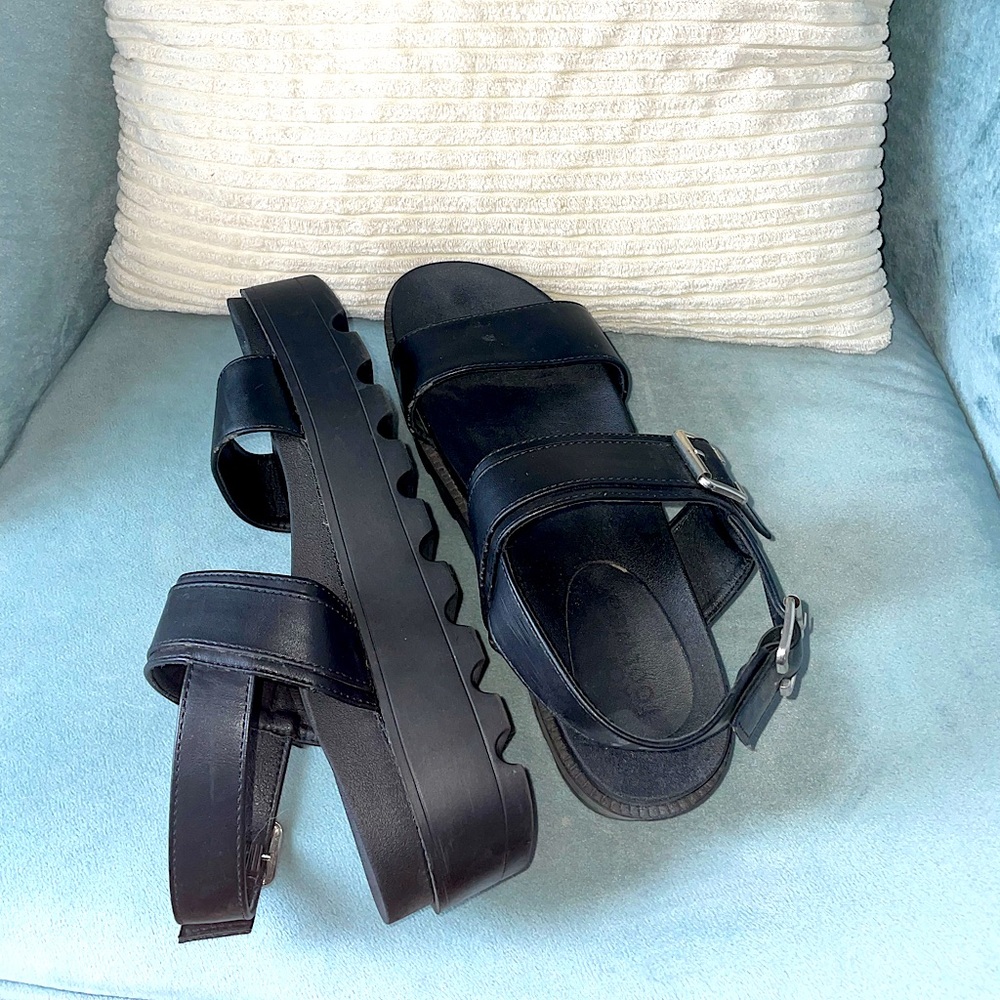 Black Platform Sandals🖤